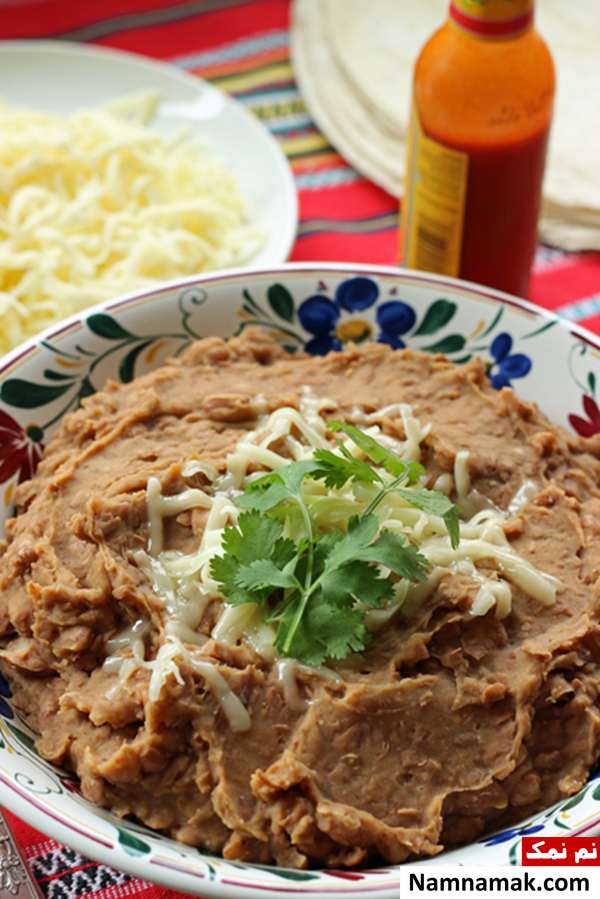 پوره لوبیا چیتی و پیازچه