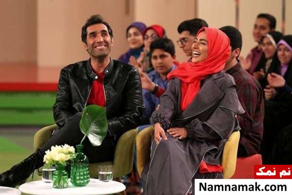 سمانه پاکدل و هادی کاظمی سمانه پاکدل و هادی کاظمی مهمان خندوانه شدند