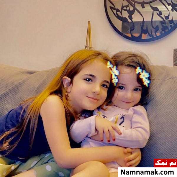 دختران رضا صادقی تیارا و ویانا دختران رضا صادقی