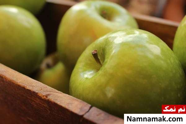 سیب برای سم زدایی روده و کبد