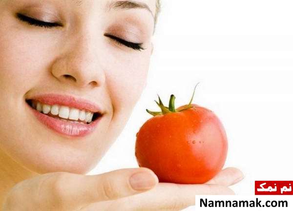 ماسک گوجه فرنگی ماسک گوجه برای زیبایی پوست