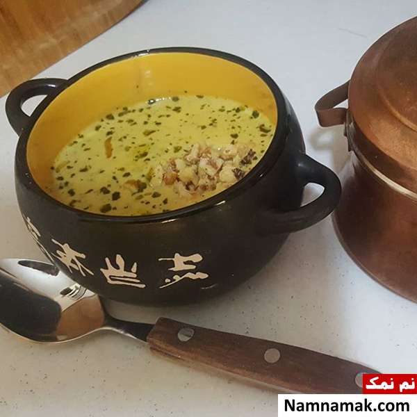 اشکنه کشک اشکنه با طعم کشک