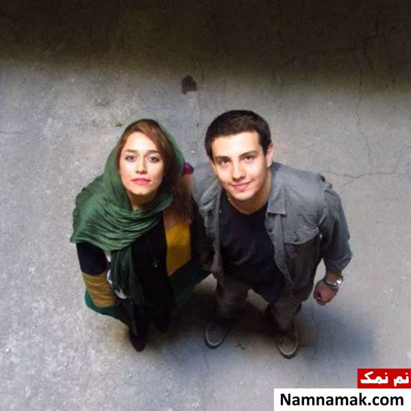 عکسی قدیمی از امیر کاظمی و همسرش