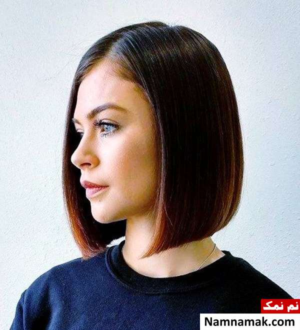 بلانت باب یک طرفه جدیدترین مدل مو کوتاه زنانه