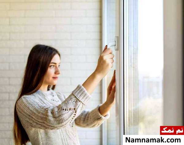 بستن درزهای پنجره جلوگیری از ورود خاک از پنجره