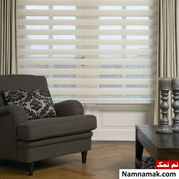 شستن پرده رومانی با پارچه