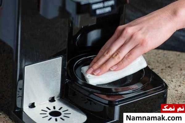 تمیزکردن قهوه ساز تمیزکاری وسایل آشپزخانه