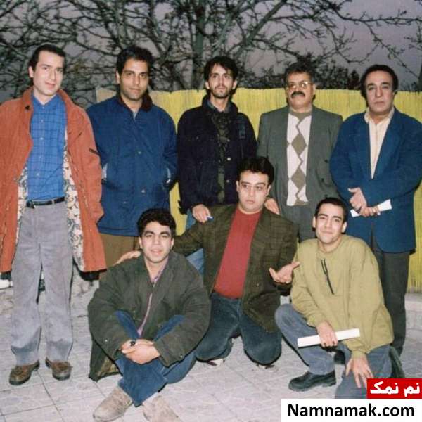 عکس قدیمی بازیگران و مهران مدیری