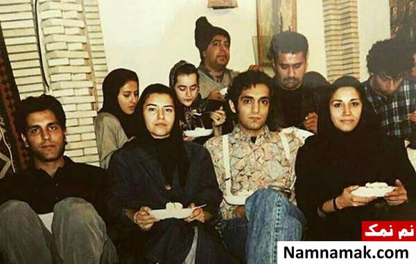 مهران مدیری و بازیگران در دوران جوانی
