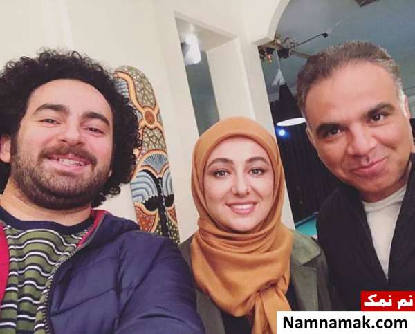 هومن شاهی و ویدا جوان در کنار کارگردان زیر همکف