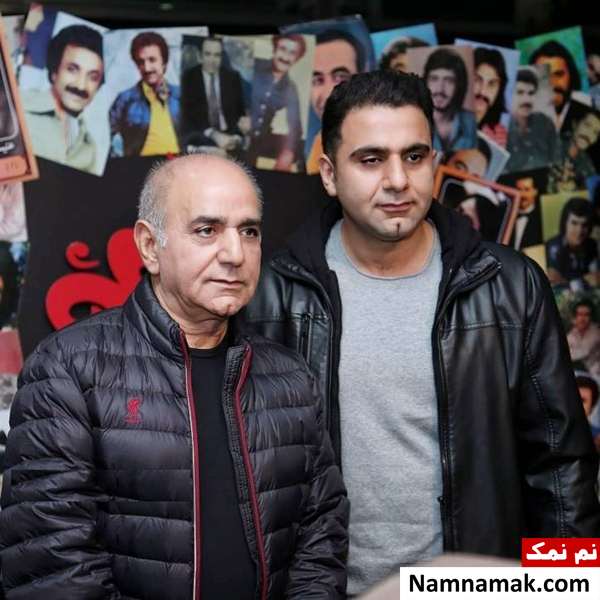 پرویز پرستویی و پسرش در اکران خصوصی فیلم مطرب