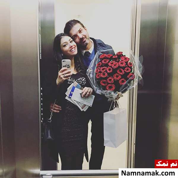 آندره آ استراماچونی و همسرش 