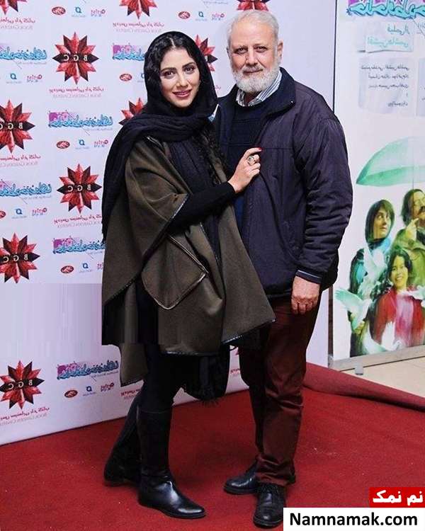مونا فرجاد و پدرش مونا فرجاد و پدرش در اکران خداحافظ دختر شیرازی