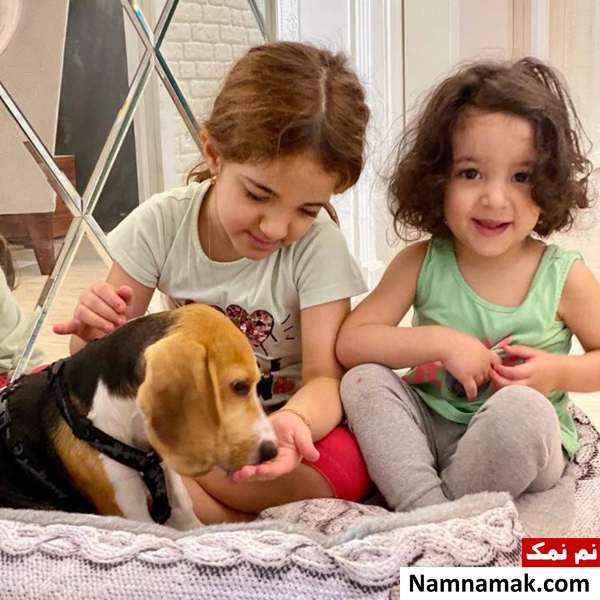 دختران رضا صادقی تیارا و ویانا دختران رضا صادقی