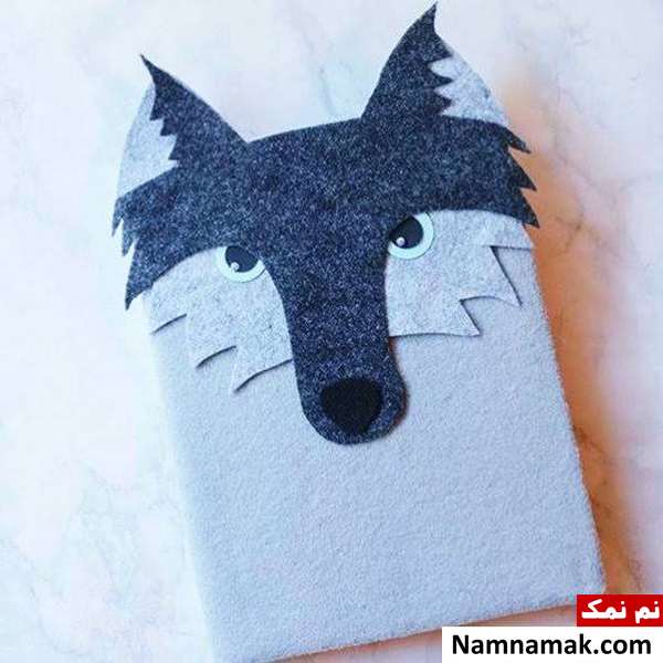 جلد دفتر فانتزی با نمد