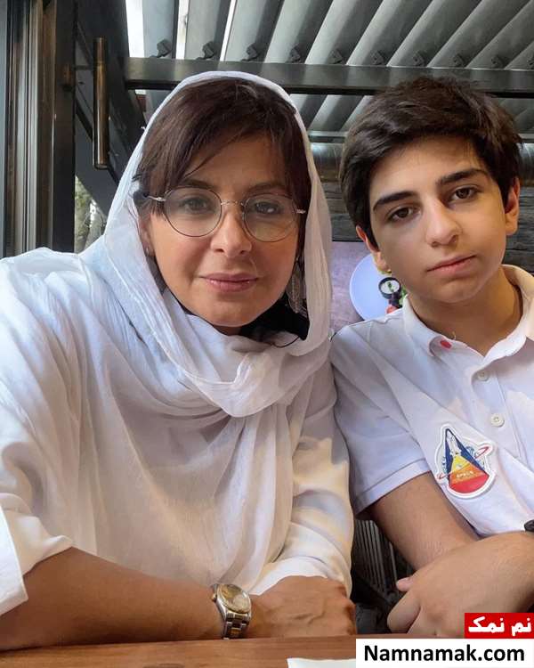 سیما تیرانداز و پسرش عکسی از سیما تیرانداز و پسرش