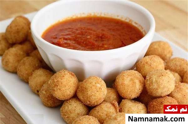 طرز تهیه پنیر سوخاری با سس گوجه فرنگی