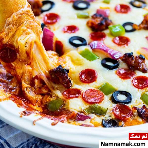 طرز تهیه دیپ پیتزا