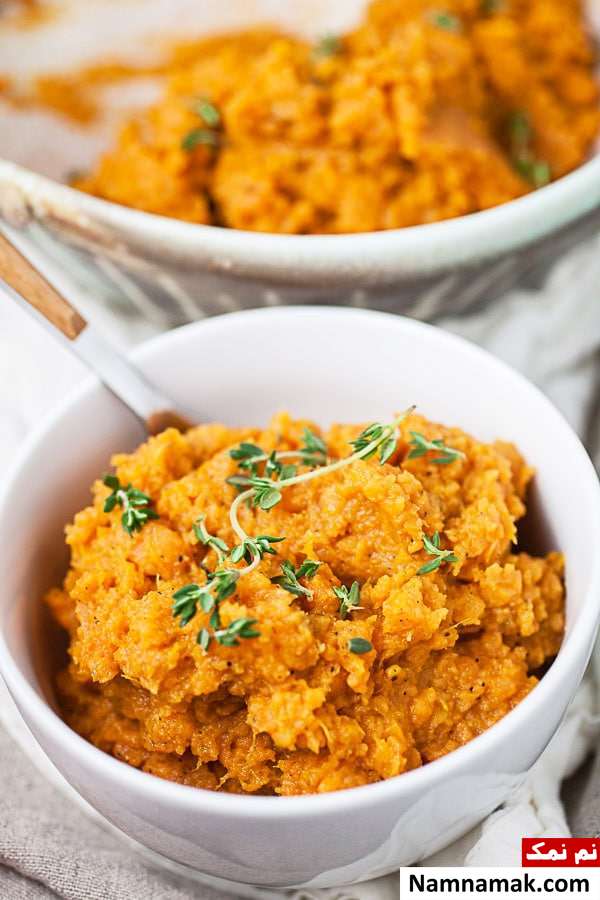 طرز تهیه پوره سیب زمینی تند