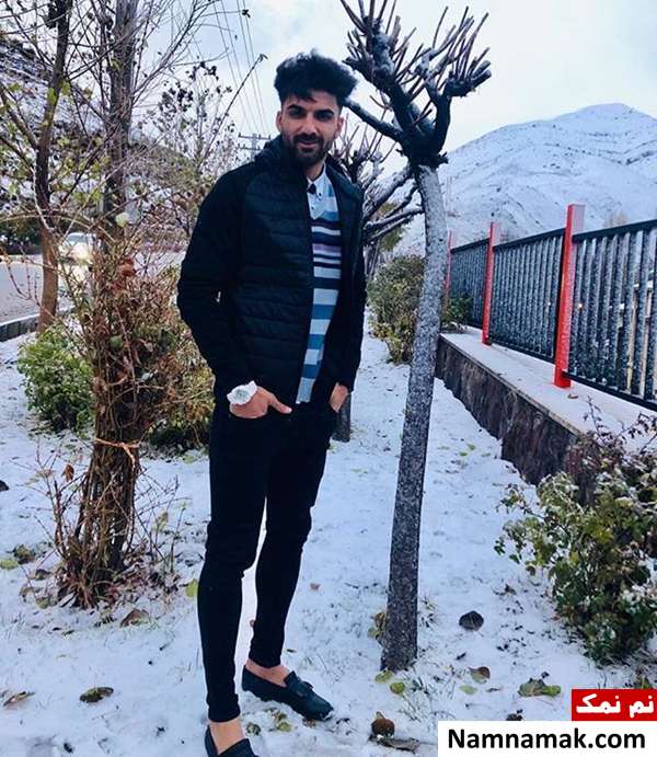 زندگینامه میلاد باقری بازیکن فوتبال و همسرش عکسهای شخصی میلاد باقری