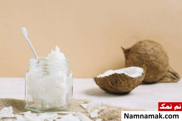 روغن نارگیل برای درخشندگی مو