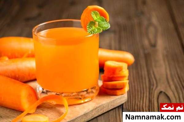 فواید آب هویج برای از بین بردن نیکوتین بدن
