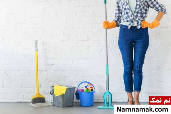 تمیز کردن دیوار تمیز کردن دیوار و کاغذ دیواری