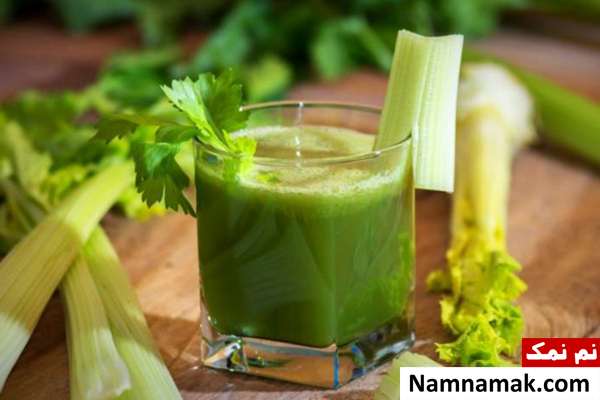 تهیه آب کرفس آموزش گرفتن آب کرفس