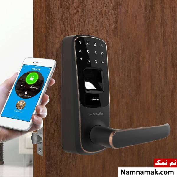 قفل در هوشمند در خانه هوشمند