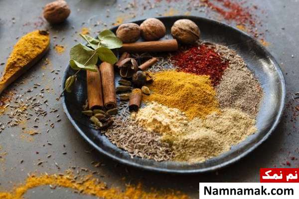 سبزیجات خشک نگه داری از ادویه