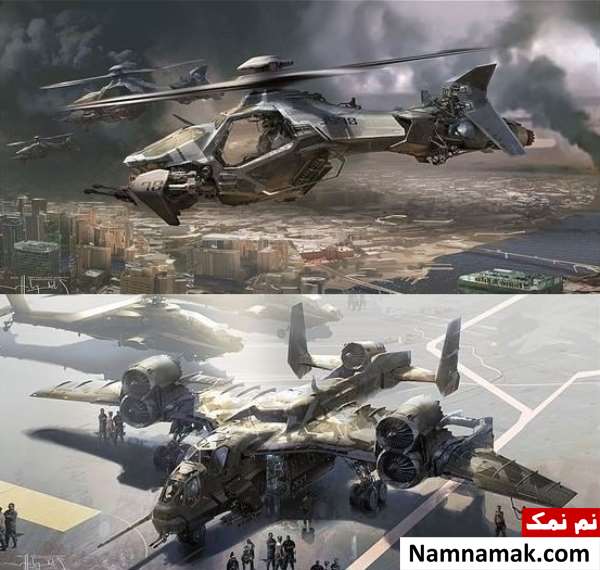 تصاویری خیره کننده از جنگ افزارهای آینده