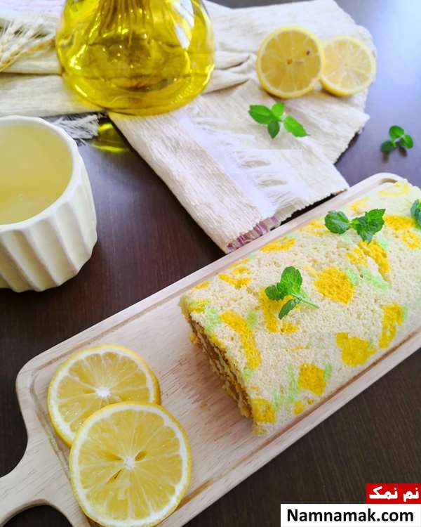 شیرینی رولت لیمویی