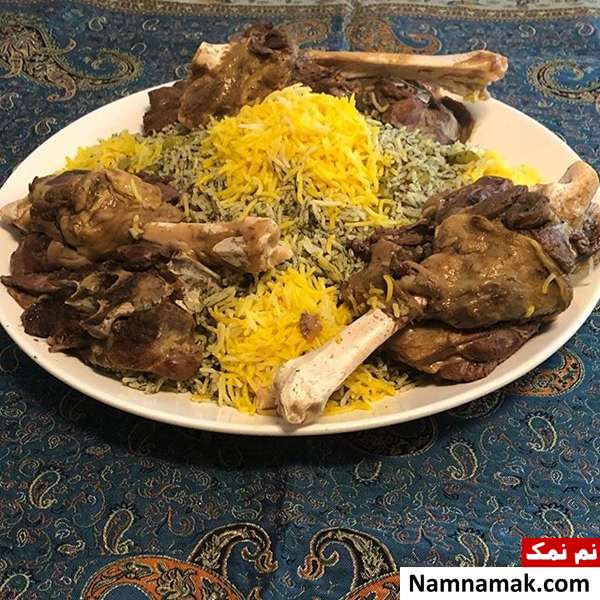 باقالی پلو باقالی پلو با گردن