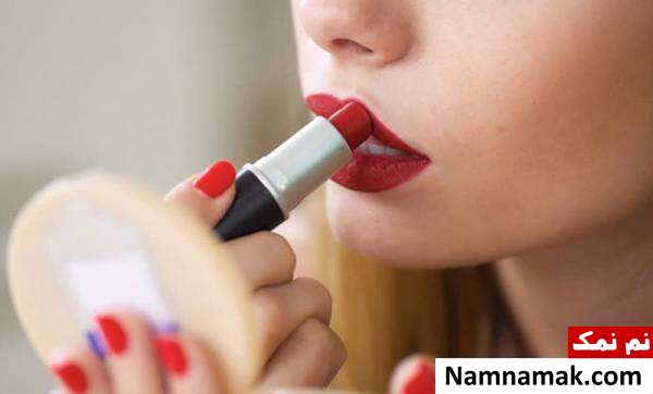 رژ لب مات رژ لب مات قرمز رنگ