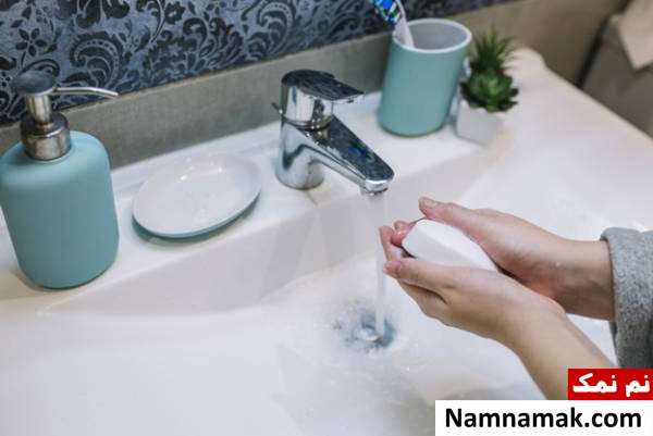 استفاده از صابون روش صحیح استفاده از صابون