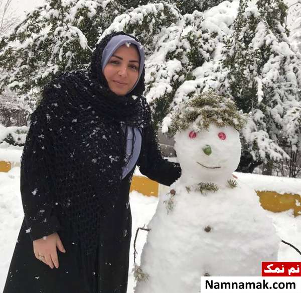 المیرا شریفی مقدم عکس برفی المیرا شریفی مقدم