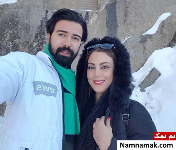 عکس جدید نیلوفر شهیدی و همسرش