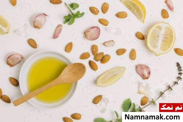 روغن بادام ماسک گلیسیرین و روغن های گیاهی