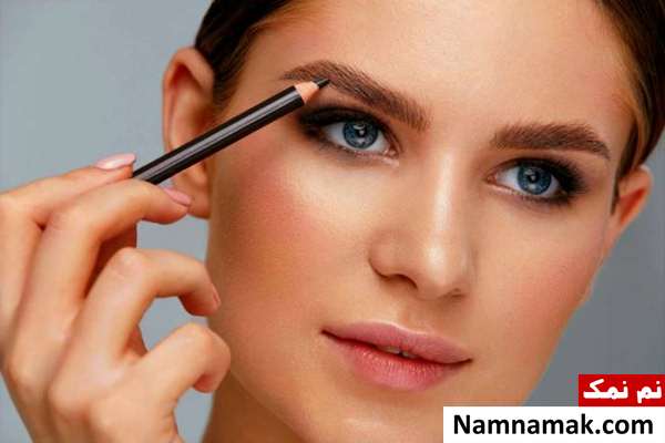 مداد ابرو کشیدن نحوه کشیدن ابرو با مداد