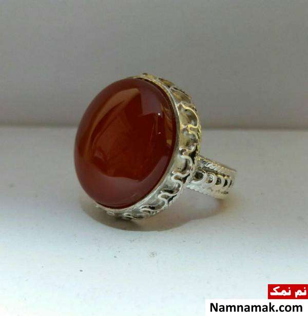 انگشتر عقیق یمنی زنانه
