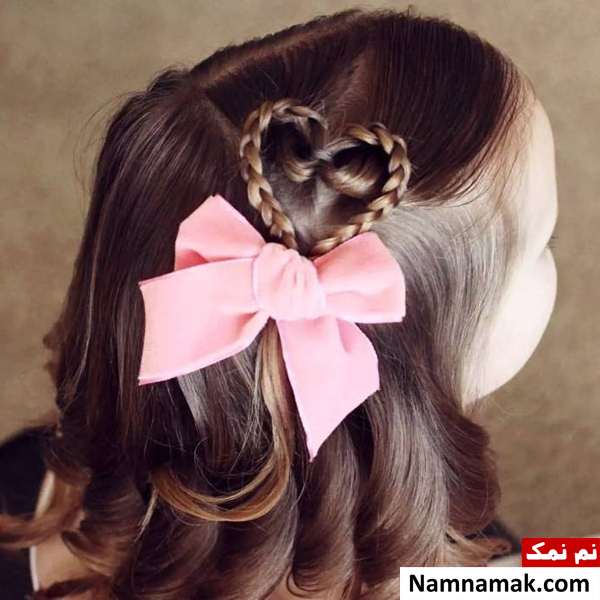 آموزش بافت مو فانتزی قلب