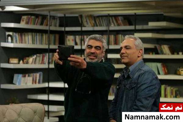 سروش صحت و مهران مدیری در برنامه کتاب باز