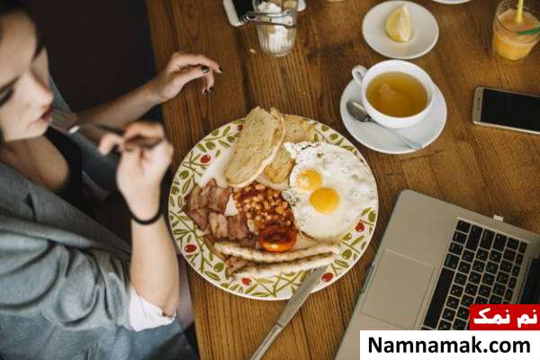 صحیح غذا خوردن داشتن نظم و انضباط