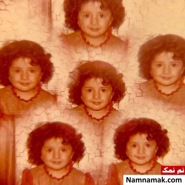 شبنم قلی خانی عکسی از کودکی شبنم قلی خانی