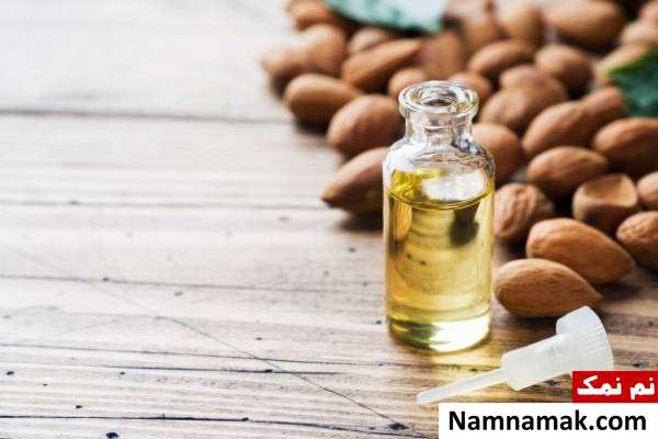 روغن بادام زیبایی لب بدون جراحی با روغن بادام