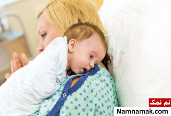 نیاز کودک به آروغ زدن