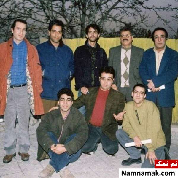 عکس قدیمی بازیگران عکس قدیمی علی ابوالحسنی و بازیگران