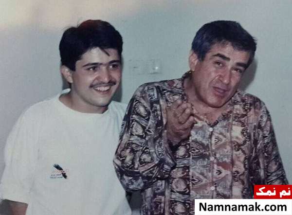 سوپرایز هیجان انگیز بازیگر نون خ + عکس علی صالحی و استاد حمید سمندریان
