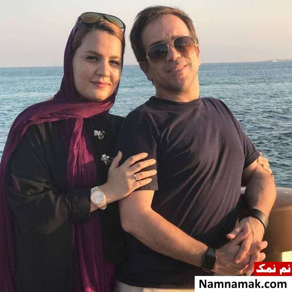 امیر کربلایی زاده و همسرش امیر کربلایی زاده در کنار همسرش