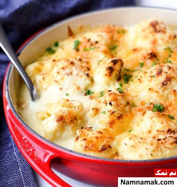 خوراک پنیر با گل کلم طرز تهیه صبحانه برای افراد دیابتی